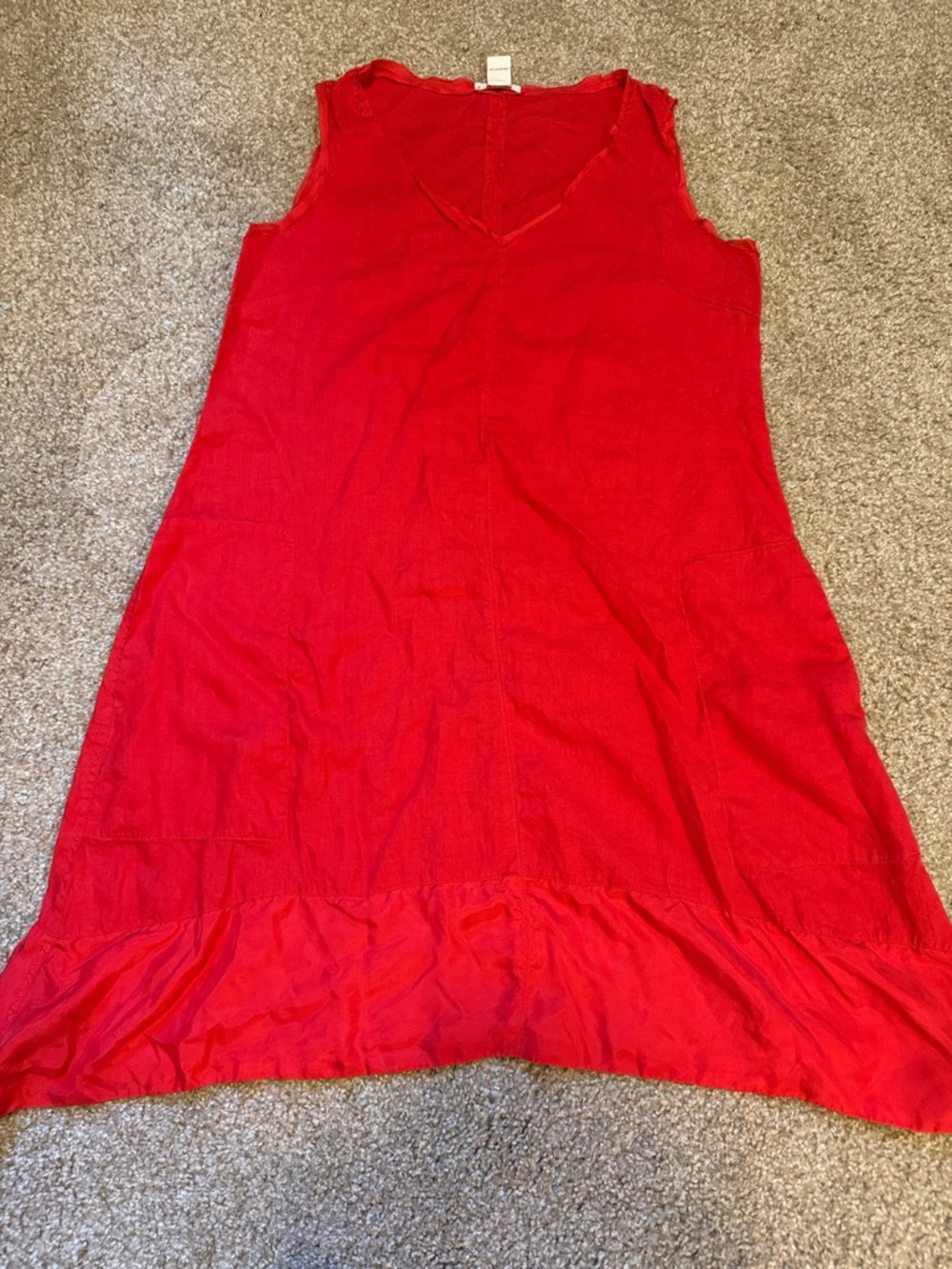 Sundance Red Sleeveless Midi Dress